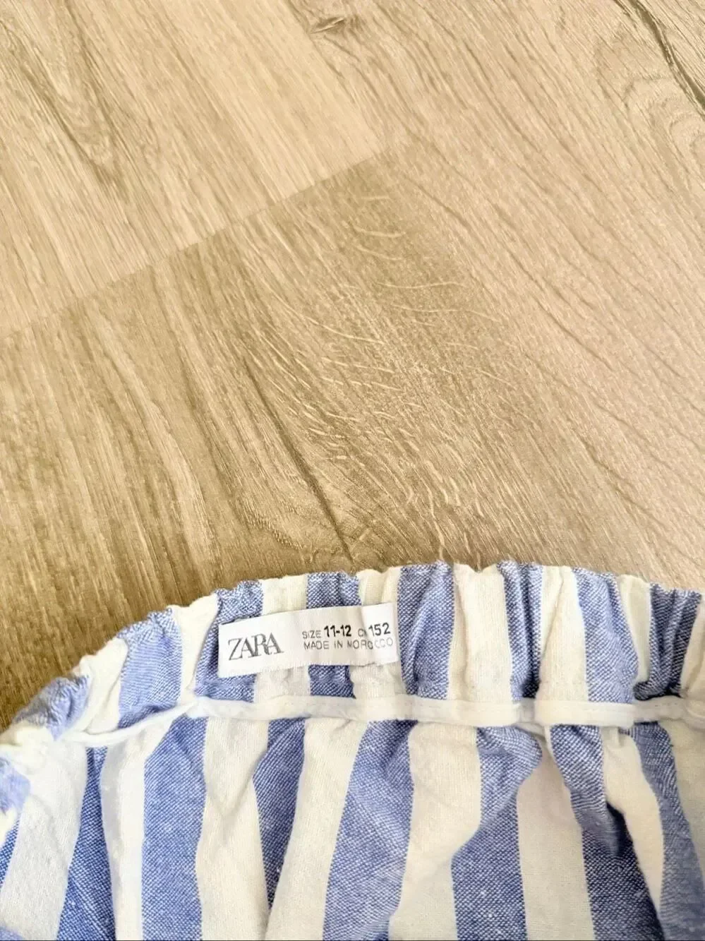 Zara Stripe MIDI Skirt Bluish Girl’s size 11-12